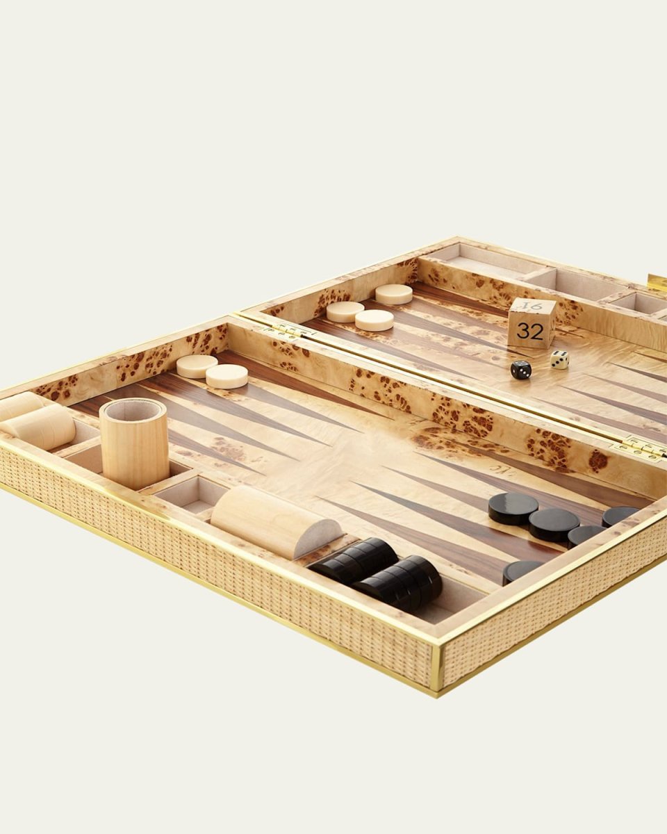 Cane Backgammon Set